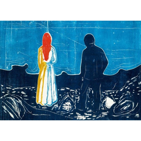Dwie osoby, Edvard Munch, 1899 (1000el.) - Sklep Art Puzzle